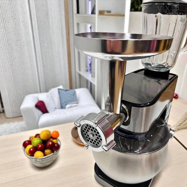 Кухонний комбайн Top Kitchen, 4500 Вт, 7 л, стаціонарний міксер, м'ясорубка, кухонний блендер, комбайн з терками для овочів TK00277 фото