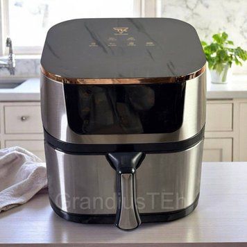Багатофункціональний аерогриль Top Kitchen Tk 00246, 10 л, 4200 Вт, повітряна фритюрниця без олії Tk 00246 фото