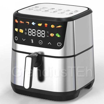 Аерофритюрниця Sokany SK-10066, на 9,5л, електричний аерогриль, потужна мультипіч SK-10066 фото