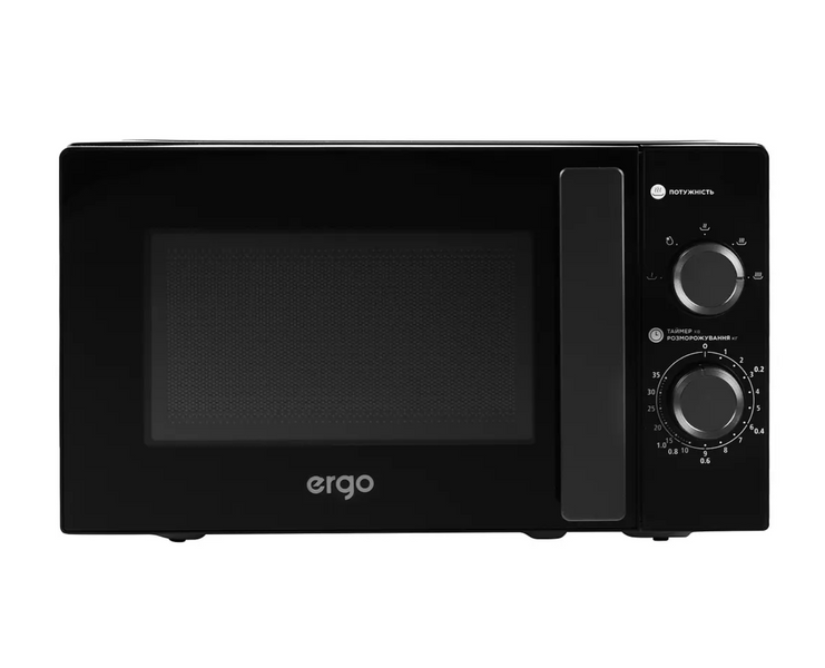 Мікрохвильова піч ERGO, 700 Вт, 20 л, мікрохвильова піч стандартна, мікрохвильова піч 5 рівнів потужності, мікрохвильова піч класична Y45MW фото