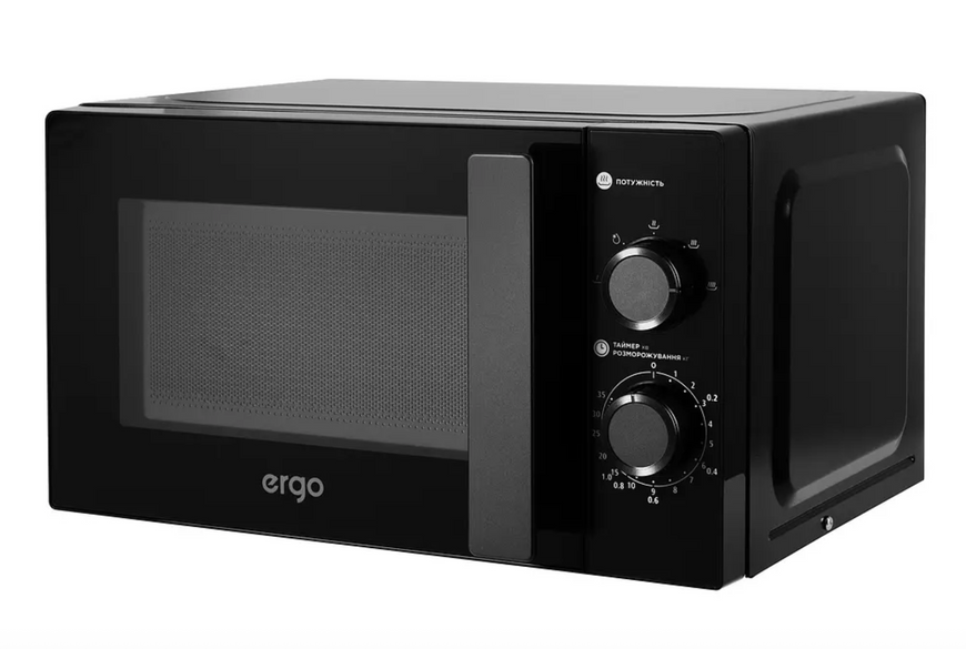 Мікрохвильова піч ERGO, 700 Вт, 20 л, мікрохвильова піч стандартна, мікрохвильова піч 5 рівнів потужності, мікрохвильова піч класична Y45MW фото