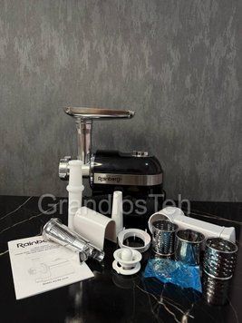 М'ясорубка кухонна Rainberg RB-2270 3800 Вт, чорна м'ясорубка, електром'ясорубка RB-227011 фото