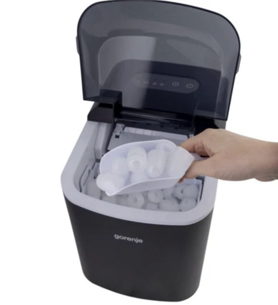 Льдогенератор GORENJE,&nbsp;2.2 л, 120 Вт, генератор кубиків льоду, льодогенератор настільний, льодогенератор 15 кг/24 год IMDW1500B фото