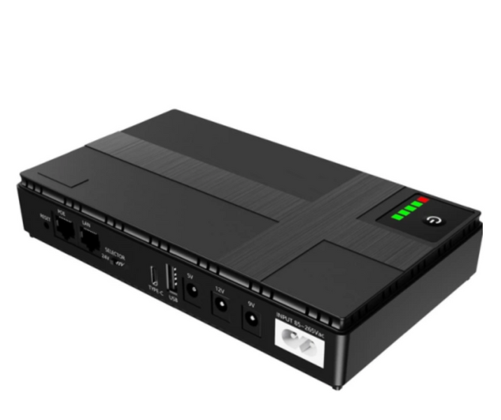 Джерело безперебійного живлення для офісу 20000 mAh, ДБЖ 220 В, резервне живлення, UPS для модему DCUPS20000mAh фото