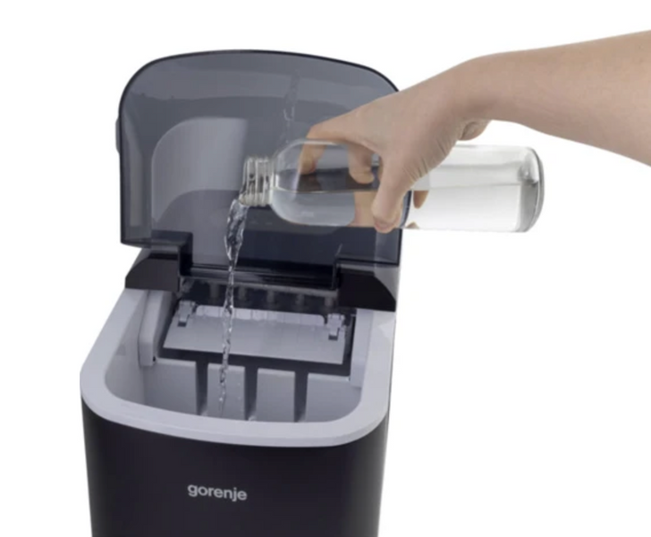 Льдогенератор GORENJE,&nbsp;2.2 л, 120 Вт, генератор кубиків льоду, льодогенератор настільний, льодогенератор 15 кг/24 год IMDW1500B фото