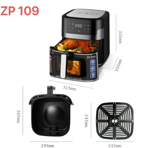 Купити Фритюрниця електрична безоливна Zepline ZP-109 2 Тени