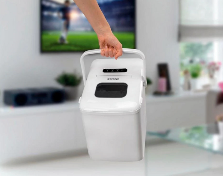 Льодогенератор з ручкою GORENJE&nbsp;1.8 л, 120 Вт, невеликий льодогенератор, льодогенератор для вечірок IMDW1200W фото