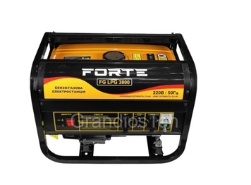 Генератор двопаливний Forte FG LPG-3800, 2800 Вт, генератор газовий/бензиновий FG LPG-3800 фото