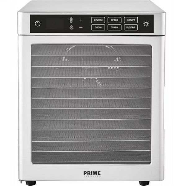 Дегідратор сушарка&nbsp;Prime Technics, кухонна сушарка 800 Вт, сушарка для фруктів, великий дегідратор PFD 8012 SP фото