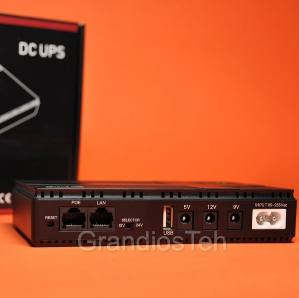 ДБЖ для квартири UPS 10400 mAh 18 Вт, живлення для роутера,&nbsp;мини ДБЖ,&nbsp;акумулятор для роутера 10400mAh18Вт фото