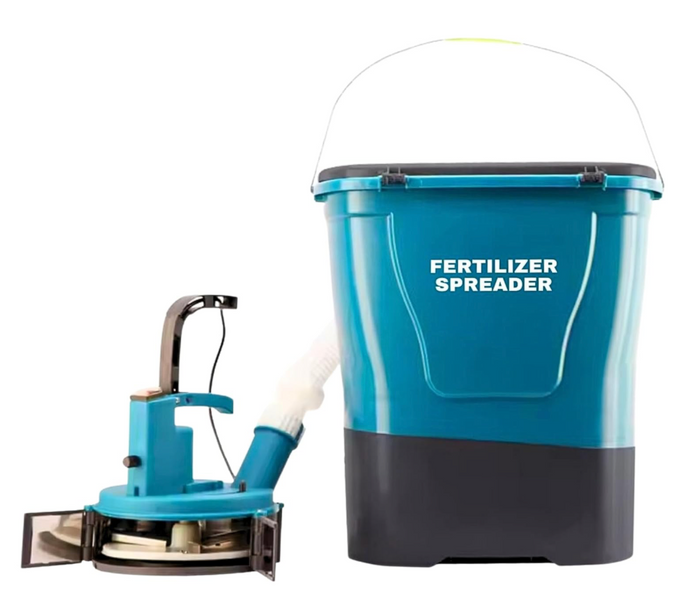 Садова сівалка Fertilizer Spreader, сівалка добрив, акумуляторна сівалка, розкидач для газонної трави, розкидач сухих сумішей акFS фото