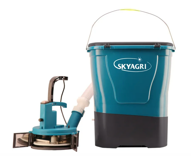 Садова сівалка Fertilizer Spreader, сівалка добрив, акумуляторна сівалка, розкидач для газонної трави, розкидач сухих сумішей акFS фото