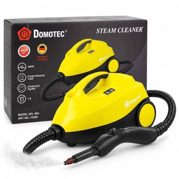 Побутовий пароочисник DOMOTEC, пароочисник 4800 Вт, пароочисник 1500 мл, пароочисник для будинку MS-5356  фото