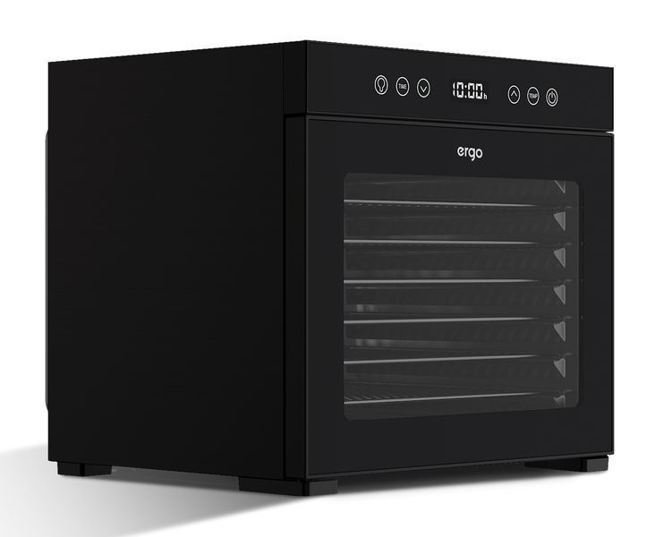 Сушарка ERGO, 650 Вт, 8 полиць, універсальна сушарка, побутова сушарка, сушарка електрична побутова, дегідратор FD-1008 фото