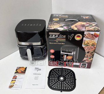 Повітряна фритюрниця Zepline, 3500 Вт, 8 л, мультипечка, універсальна фритюрниця зіплайн ZP-2151 фото