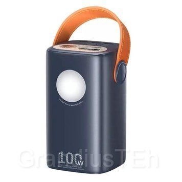 Power Bank Remax RPP-100 60000mAh 100W, потужний зовнішній акумулятор, павербанк, універсальний павербанк з ліхтариком RPP-100 фото