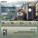 Power Bank Remax RPP-100 60000mAh 100W, потужний зовнішній акумулятор, павербанк, універсальний павербанк з ліхтариком RPP-100 фото 4