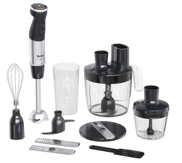 Ручной блендер Tefal, 1000 Вт, занурювальний блендер, побутовий подрібнювач, кухонний блендер, міксер HB67G830 фото