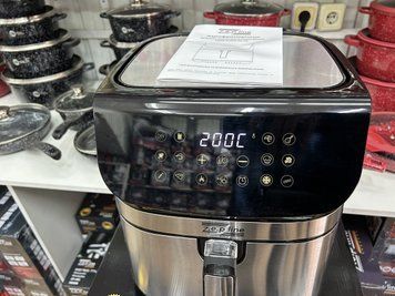 Фритюрниця електрична повітряна на 10,5 л Zepline ZP-110 3500 Вт. Аерофритюрниця із сенсорним керуванням 2140752919 фото
