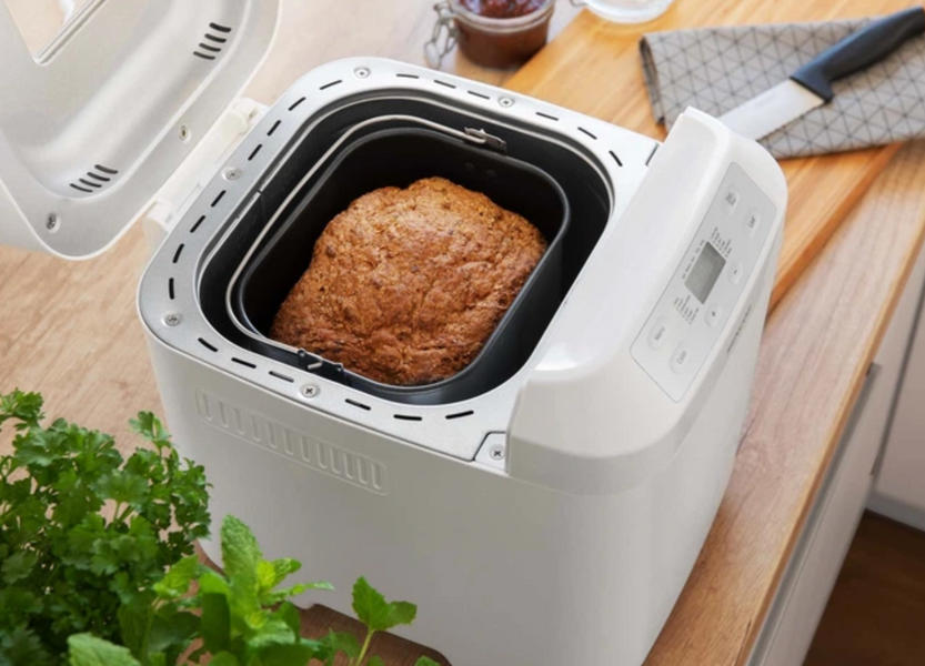 Хлібопічка Gorenje, 550 Вт, 10 програм,&nbsp;хлібопіч для дому, хлібопіч 900 г, домашня хлібопіч SBR 1040WH фото