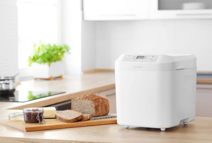 Хлібопічка Gorenje, 550 Вт, 10 програм,&nbsp;хлібопіч для дому, хлібопіч 900 г, домашня хлібопіч SBR 1040WH фото