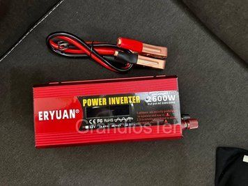 Автомобільний інвертор ERYUAN 2600 Вт, 12&ndash;220 V,&nbsp;перетворювач напруги, потужний універсальний інвертор ERYUAN2600 фото