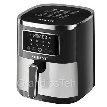 Аерофритюрниця Sokany SK-10052, 7 л, 1700 Вт, багатофункціональний аерогриль, мультипіч SK-10052 фото