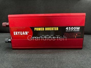 Інверторний перетворювач ERYUAN 4500 Вт, 12-220 V,&nbsp;перетворювач напруги, інвертор в машину Eryuan4500 фото