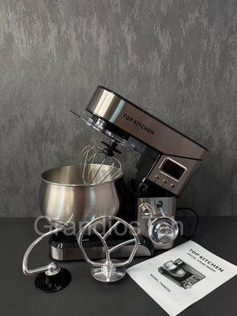 Кухонний комбайн Top Kitchen TК00224, 6 л, 4000 Вт, планетарний міксер, тістоміс із великою чашею TК-00224 фото
