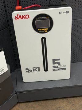 Акумулятор Sako 24V200Ah 5 квт,&nbsp;літій-залізо-фосфатна акумуляторна батарея, акумуляторна батарея для дому, акумулятор потужний Li-Sun 24V200Ah 5квт фото