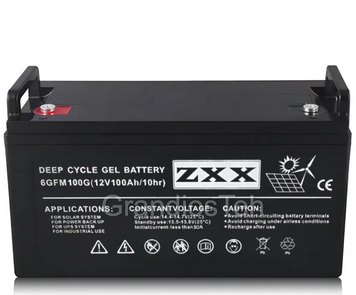 Акумулятор для дому&nbsp;Wimpex 12V 100Ah, гелевий акумулятор, джерело живлення, акумуляторна батарея ZXX12100 фото
