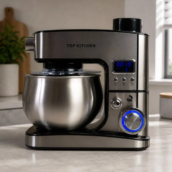 Кухонний комбайн Top Kitchen з терками тістомісом блендером мясорубкою потужний якісний комбайн  277 фото