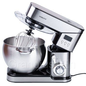 Міксер Sokany SC-623E 2000 Вт, 10 л, кухонний міксер, планетарний міксер на 6 режимів, кухонний комбайн SC-623E фото