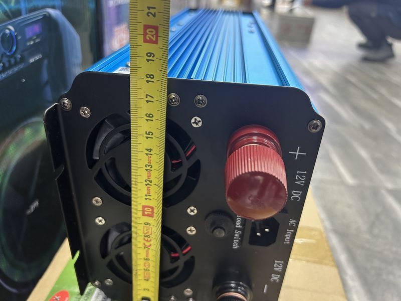Інвертор для автомобіля&nbsp;Wimpex 7000W, 12V-220V, потужний інвертор, компактний інвертор, інвертор для заряджання WX-7100 фото