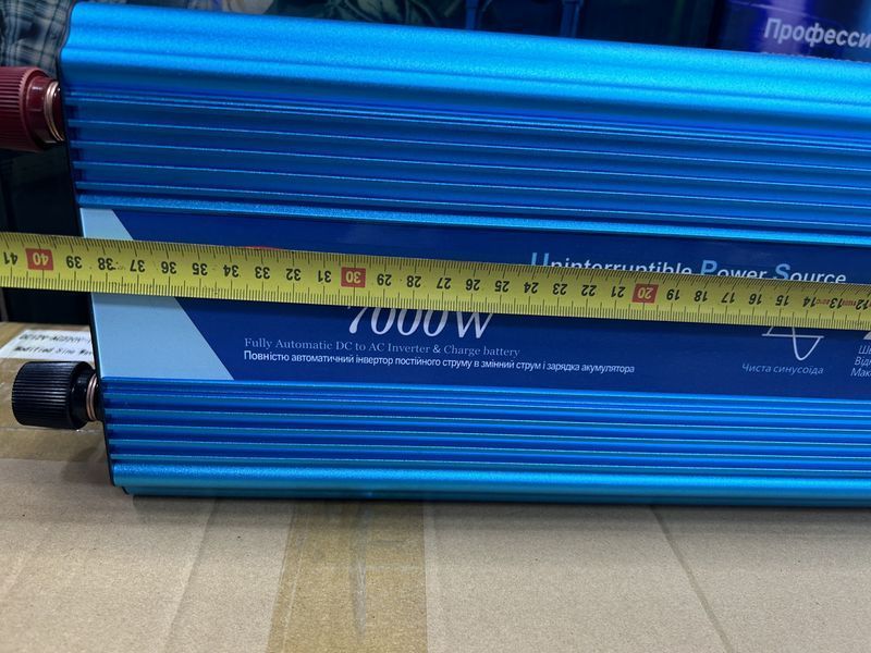 Інвертор для автомобіля&nbsp;Wimpex 7000W, 12V-220V, потужний інвертор, компактний інвертор, інвертор для заряджання WX-7100 фото