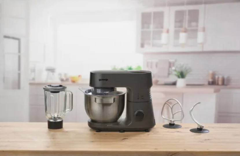 Універсальний кухонний комбайн Gorenje, 1000 Вт, побутовий міксер, міксер тістоміс, блендер настільний MMC1000CA фото