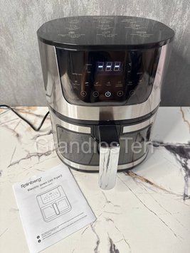 Повітряна фритюрниця Rainberg RB-2268, 8 л, 4200 Вт, кухонний аерогриль, мультипічка RB-22681 фото