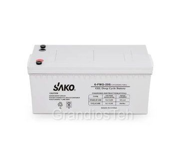 Тяговий гелевий акумулятор SAKO 12V 150Ah, акумулятор герметичний, ДБЖ, акумулятор для будинку SAKO12150 фото