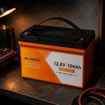 Акумулятор Bluesun 100ah 12v, акумулятор Bluetooth, акумулятор Bluetooth, акумулятор кемпінгу, автомобільний акумулятор BSM12104 фото