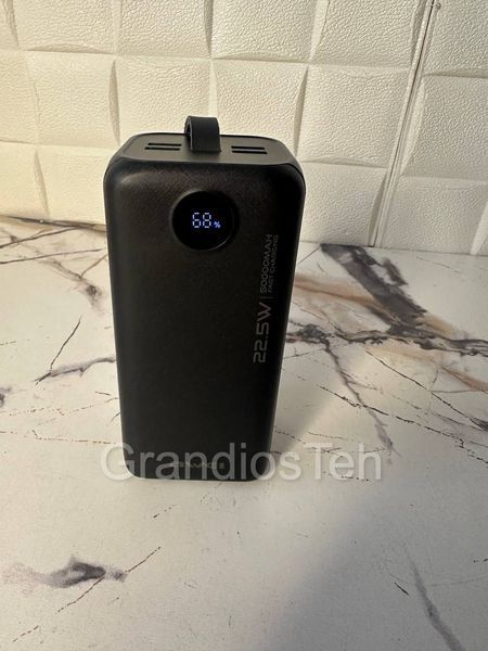 Потужний POWE RBANK Awei 50000 mAh, 22.5W, зарядний пристрій Type-C USB, портативний павербанк P114K фото