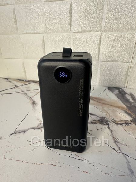 Потужний POWE RBANK Awei 50000 mAh, 22.5W, зарядний пристрій Type-C USB, портативний павербанк P114K фото