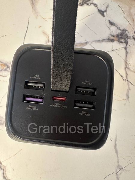 Потужний POWE RBANK Awei 50000 mAh, 22.5W, зарядний пристрій Type-C USB, портативний павербанк P114K фото