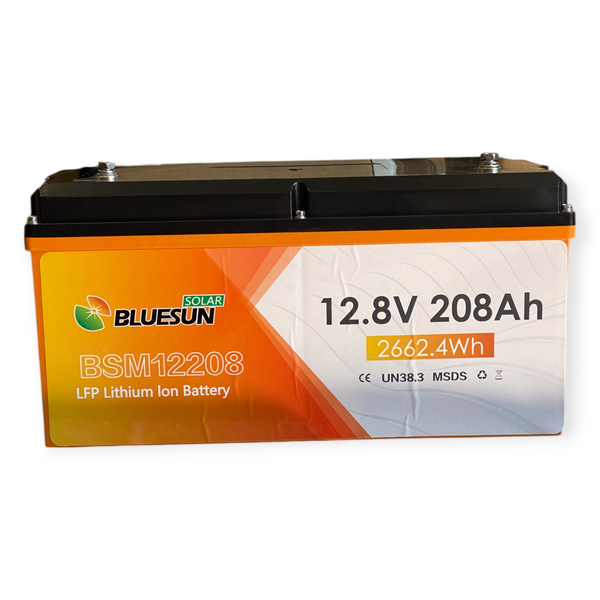 Потужний акумулятор BlueSun 208 А&middot;год,&nbsp;LiFePO4, літій-залізо-фосфатний акумулятор, ДБЖ для квартири BSM12208 фото