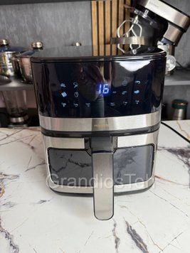 Багатофункціональна фритюрниця Crownberg CB-5552, 2000 Вт, 5,5 л, кухонний аерогриль, потужная мультпіч CB-5552 фото