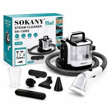 Універсальний пароочисник&nbsp;SOKANY 3600 Вт, пароочисник 11в1, потужний пароочисник, якісний пароочисник для будинку SK-13093 фото