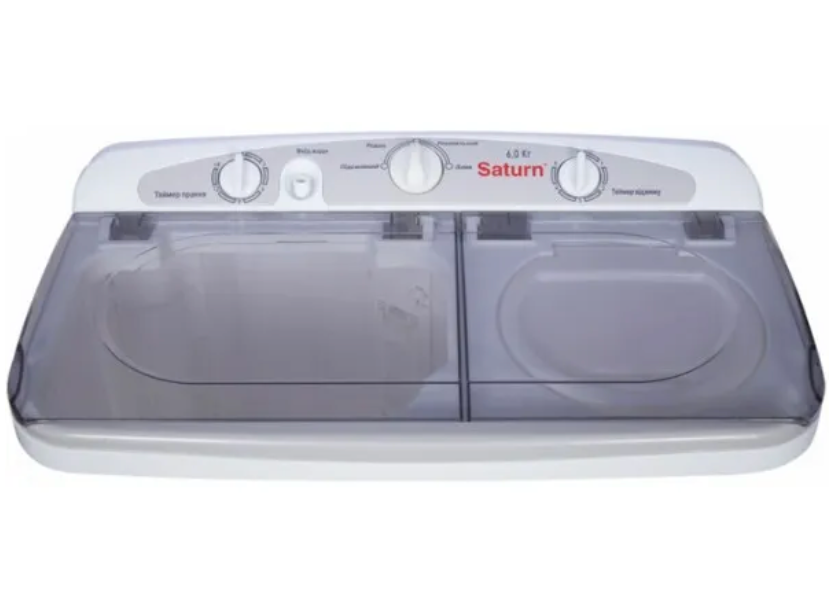 Пральна машина для дому SATURN GRAY до 6,5 кг,пральна машина механічна, пральна машина біл ST-WK7605 фото