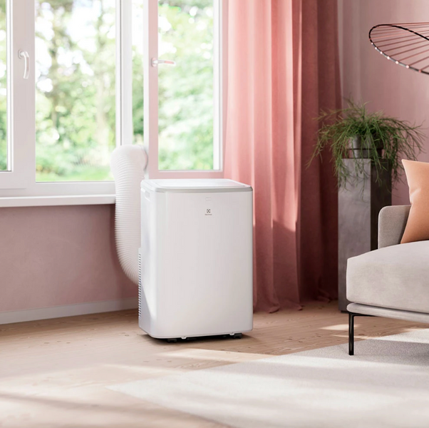 Переносний кондиціонер&nbsp;Electrolux,&nbsp;кондиціонер без зовнішнього блоку, кондиціонер для дому, кондиціонер з самоочищенням EXP26U339CW фото