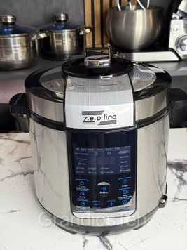Мультиварка Zepline ZP-125, 3000 Вт, 7 л, настільна рисоварка, йогуртниця, потужна мультиварка ZP-1251 фото