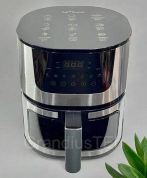 Аерогриль Gold Diamond TK-003010, 8 л, 4000 Вт, кухонна повітряна фритюрниця, потужна мультипіч TK-003010 фото
