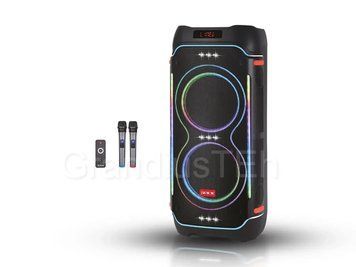Bluetooth колонка ZXX-5520, 100 Вт, потужна портативна колонка, колонка з підсвіткою 5520 фото